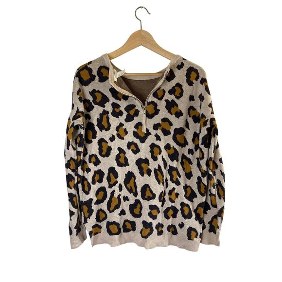 H&M Knit Leopard Print Sweater - Picture 4 of 16